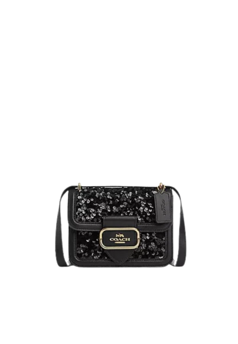 Coach Morgan Crossbody Bag Square In Black CO922