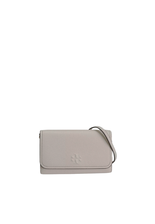 Tory Burch Thea Crossbody Bag With Flat Wallet In Gray Heron 146467