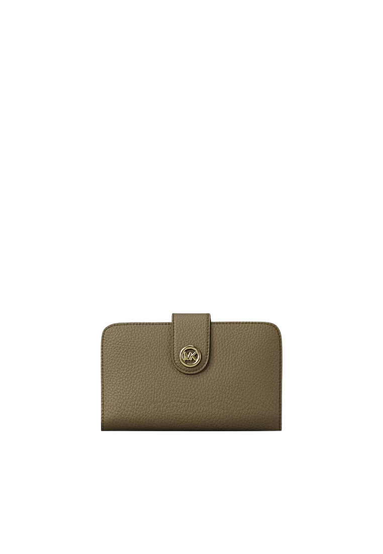 ( PREORDER ) Michael Kors MK Pop Charm Medium Wallet In Loden 32S6G17F8L