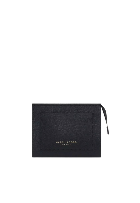 Marc Jacobs The Grind Cosmetic Bag Leather In Black S202L01PF22