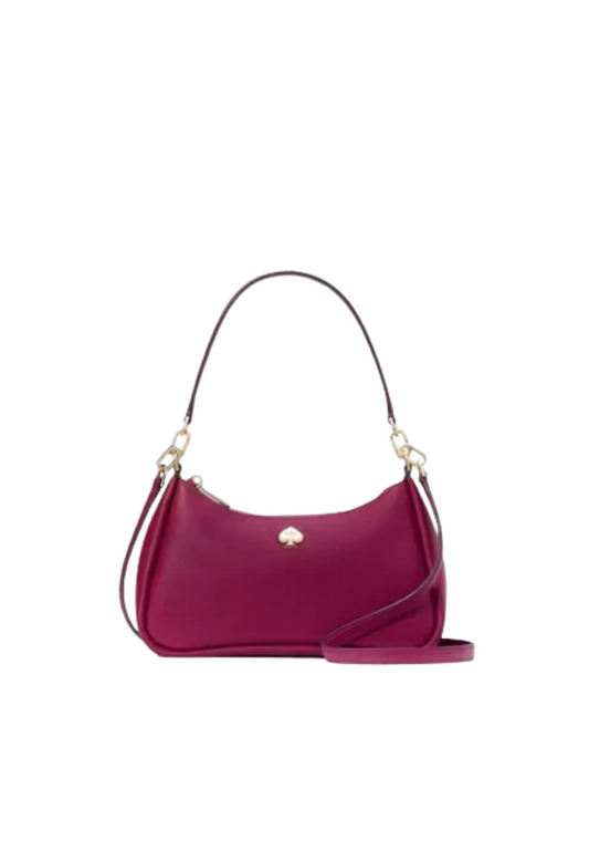 Kate Spade Kayla Small Convertible Shoulder Bag In Dark Raspberry KI904