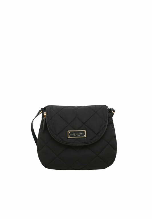 Marc Jacobs Quilted Nylon M0011324 Messenger Bag in Black