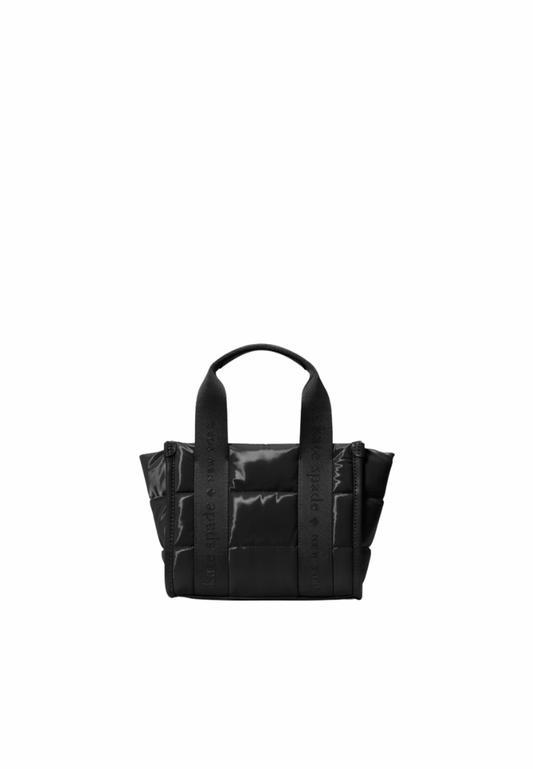 Kate Spade Kip Puffy Mini Tote Bag In Black KM668