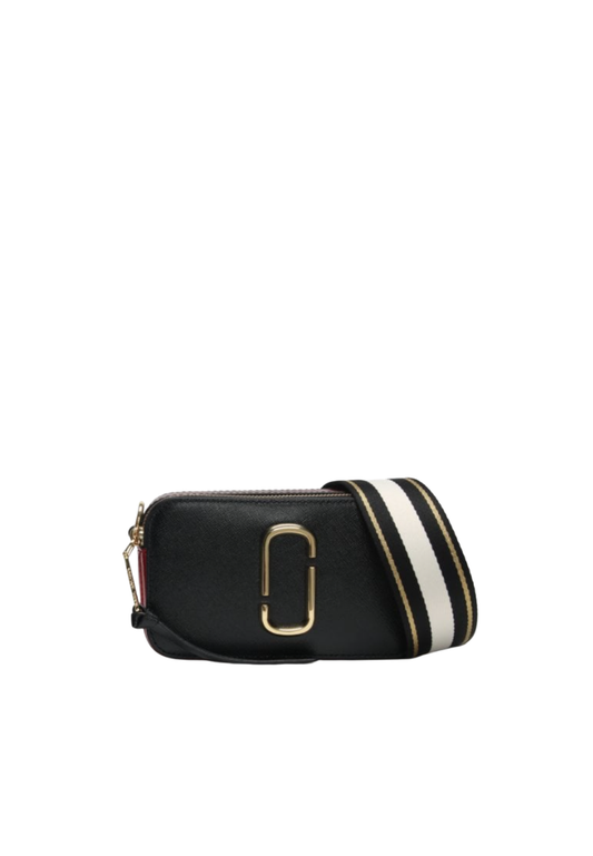 Marc Jacobs Snapshot Camera Bag In Black Red M0012007