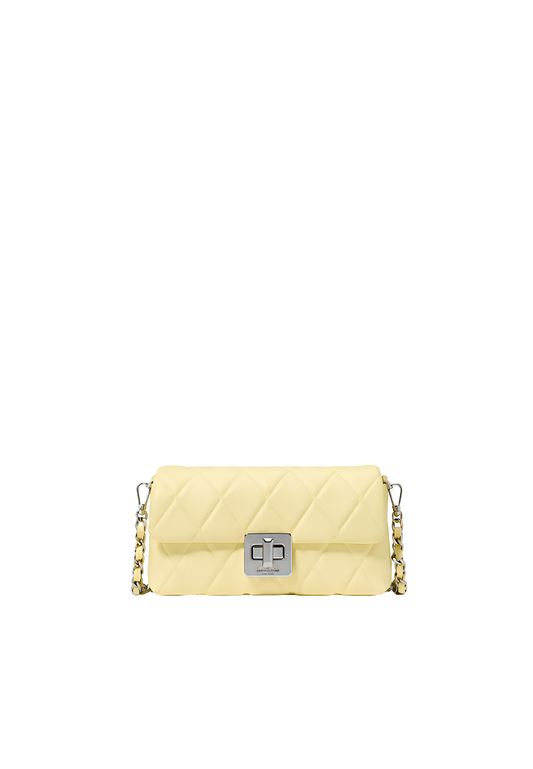 Kate Spade Carey Quilted Mini Crossbody Bag In Lemon Fond KN710
