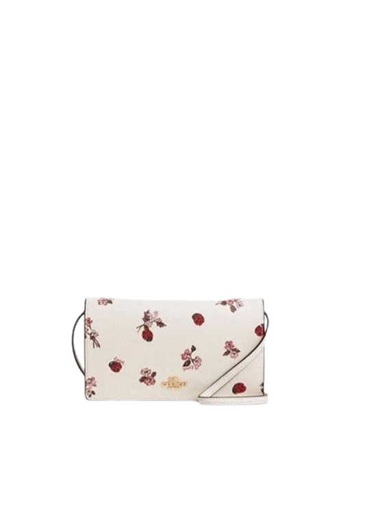 Coach Anna Clutch Bag Foldover In Chalk Multi CU267