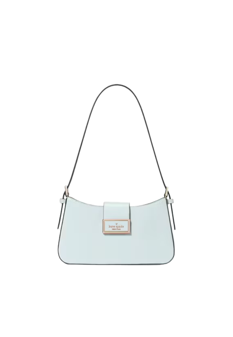 Kate Spade Reegan Shoulder Bag Patent Small In Hazy Morning KF530