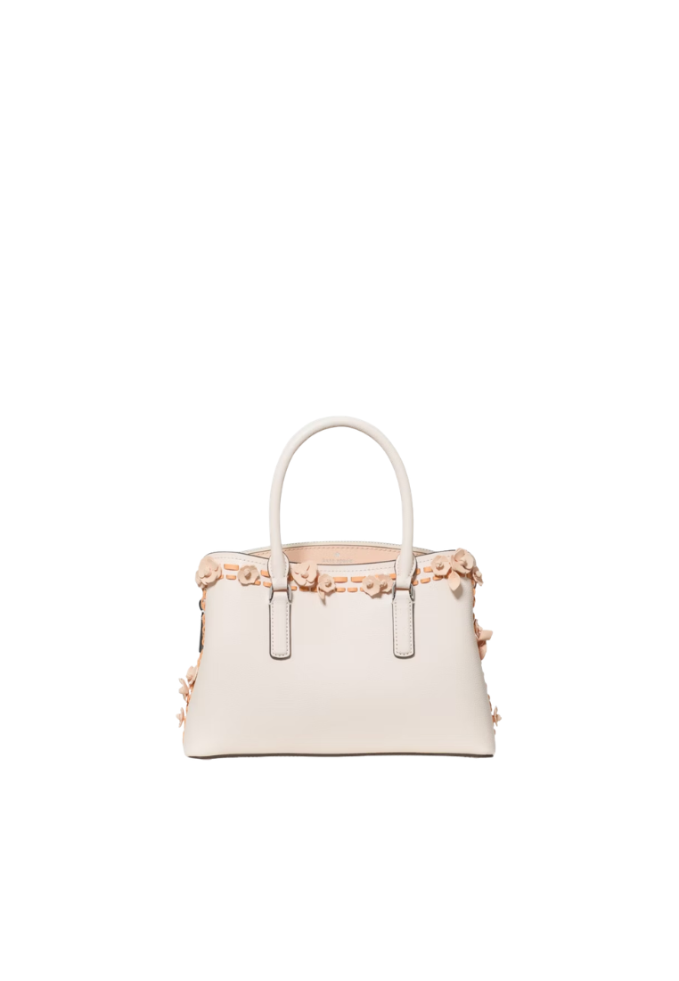 Kate Spade Thompson Satchel Bag Street Floral Small In Fresh Peach KO501