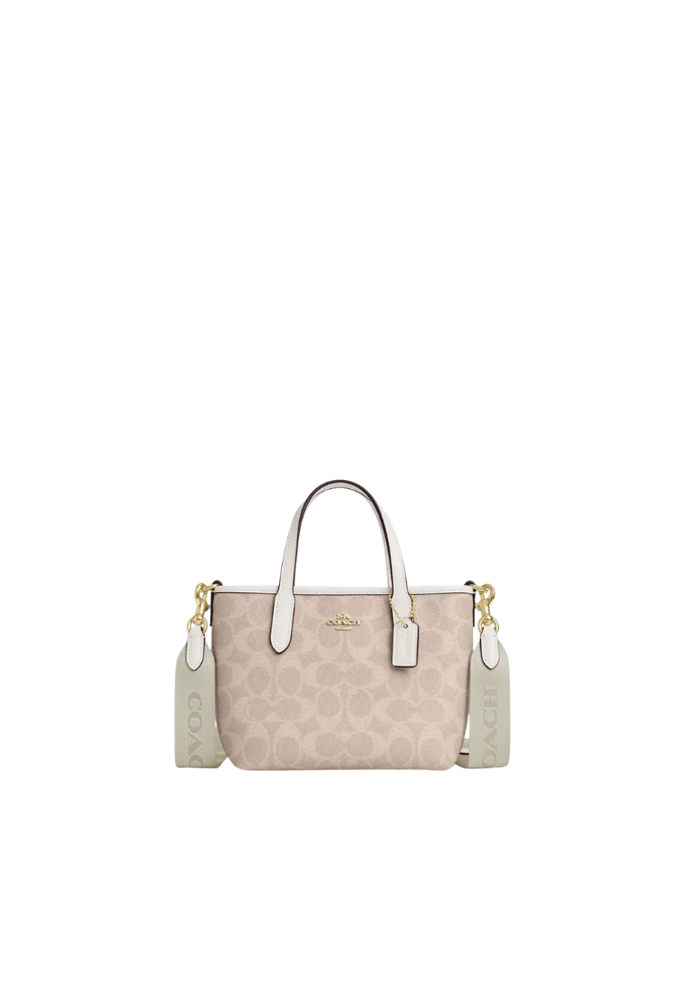 ( PREORDER ) Coach City Mini Tote Bag In Sand Chalk CW032