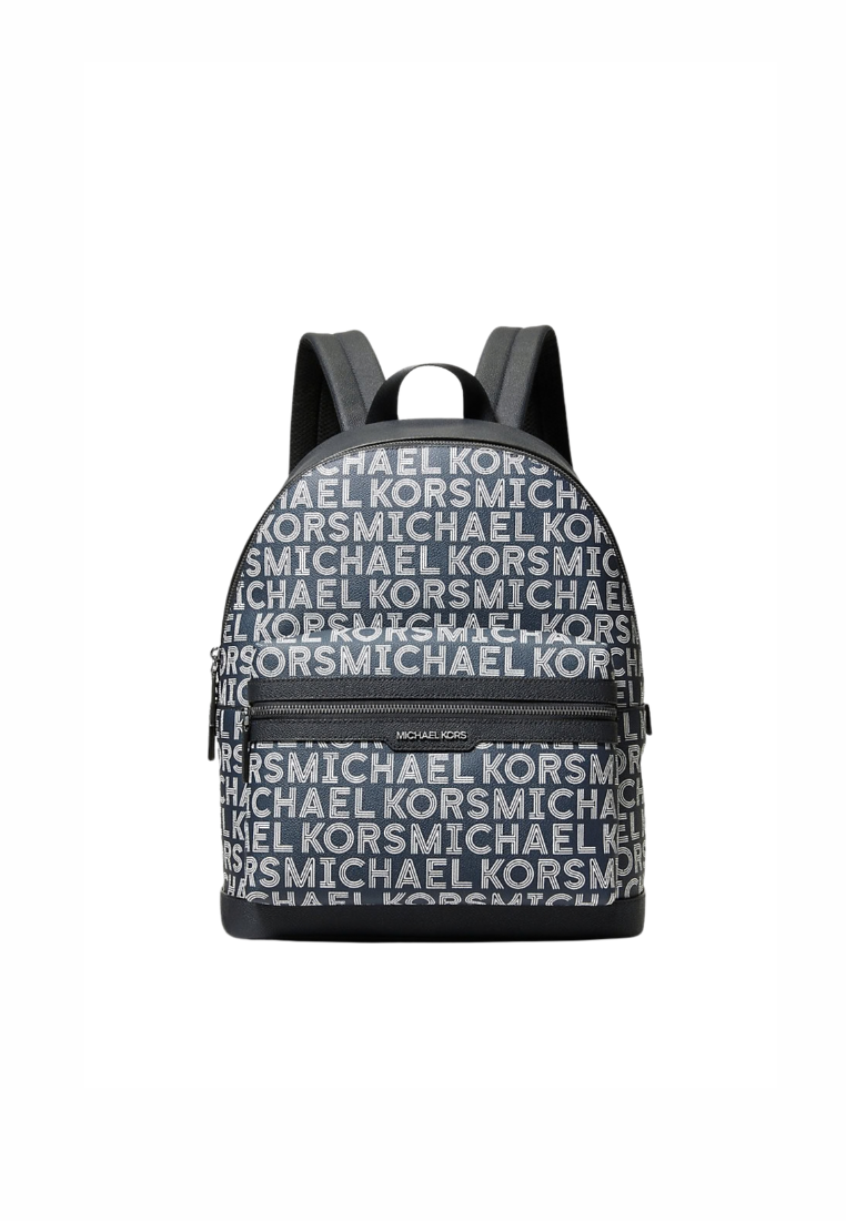 Michael Kors Cooper Medium Graphic Logo Backpack In Bright White 37F5LCOB2X