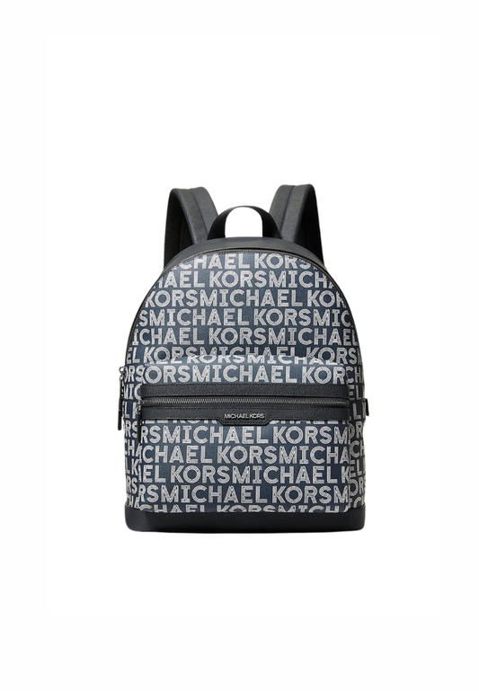 Michael Kors Cooper Medium Graphic Logo Backpack In Bright White 37F5LCOB2X