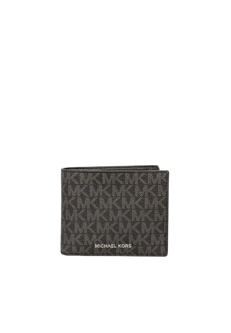 ( AS IS ) Michael Kors Cooper Billfold 36U9LCRF6B Wallet With Passcase In Black