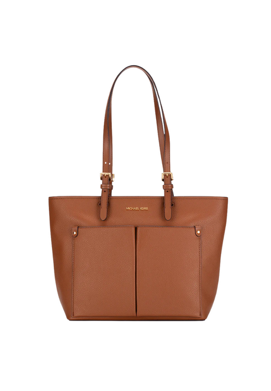 Michael Kors Jet Set Handbag Medium Pocket Tote Bag In Luggage 35F3GTVT8B
