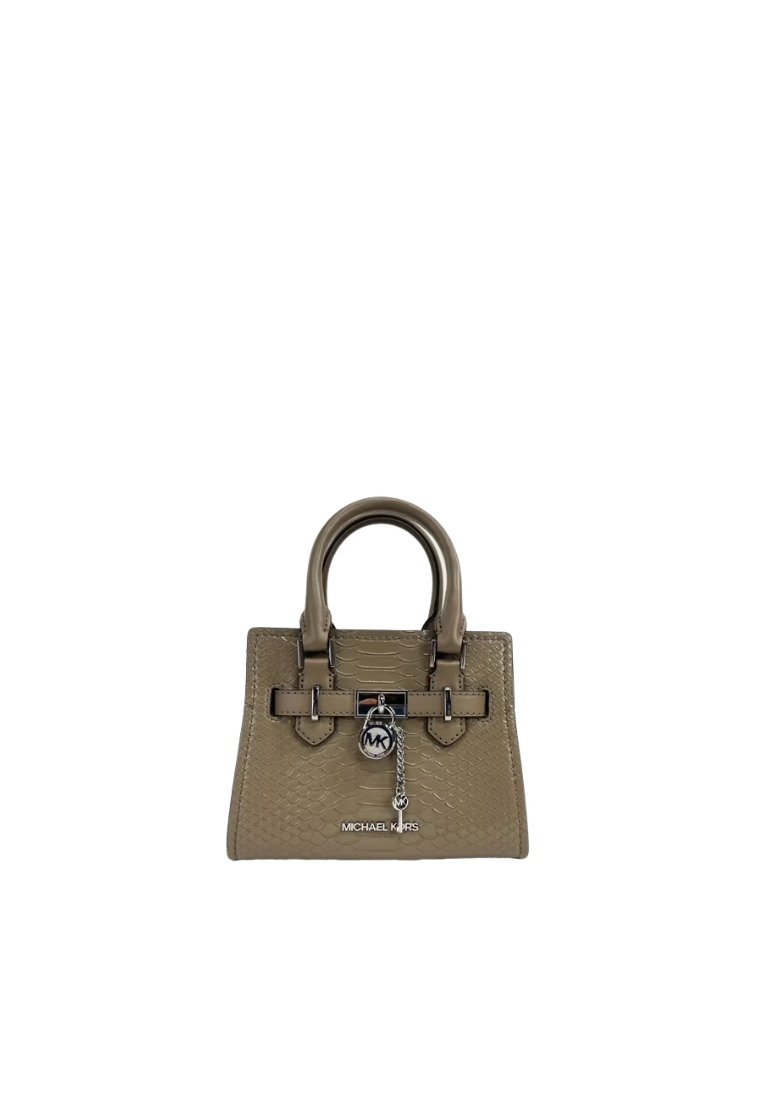 Michael Kors Hamilton XS Snake Satchel Bag In Dusk 35R4SHMC0G