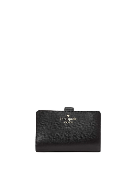 Kate Spade Madison Wallet Medium Compact Bifold In Black KC580