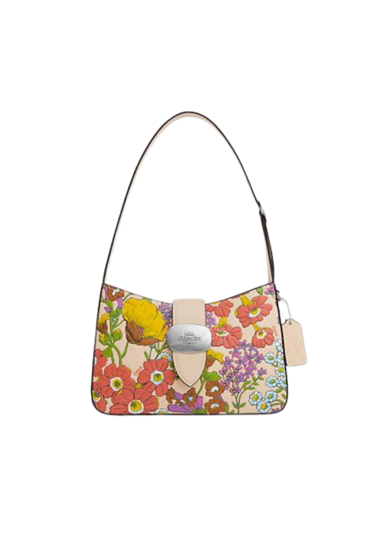 Coach Eliza Shoulder Bag In Ivory Multi CR161