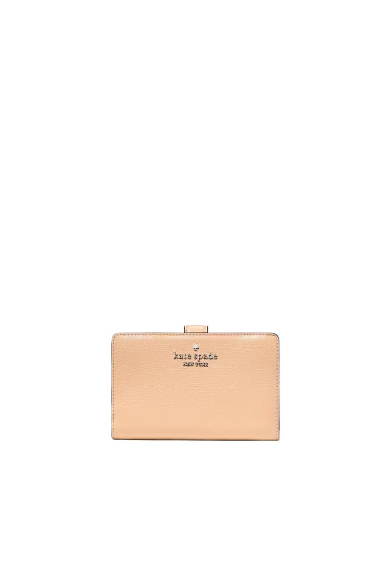 Kate Spade Medium Patent Bifold Wallet In Citrus Glaze KP062