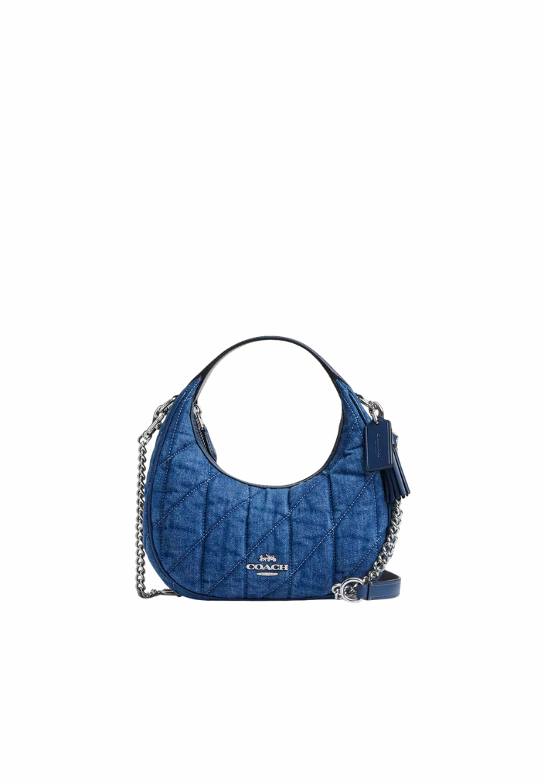 Coach Carmen Mini Crossbody Bag With Quilting In Denim CAK89