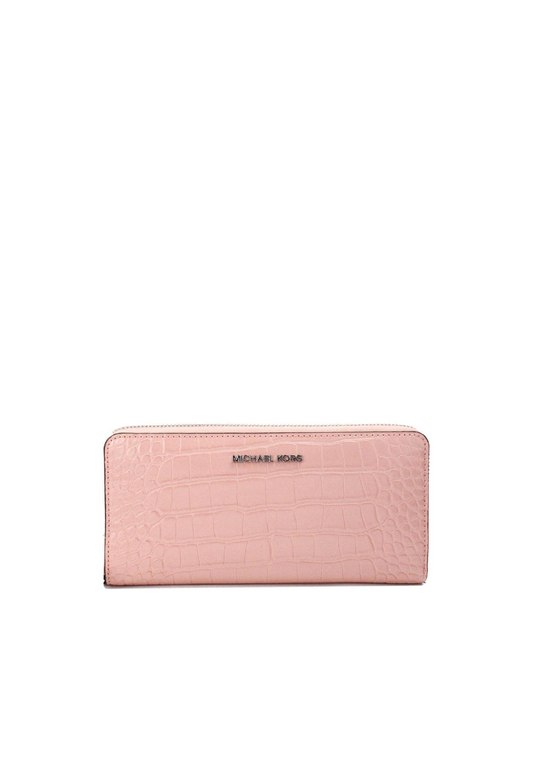 Michael Kors Jet Set Travel Large Continental Wallet Embossed In Primrose 35F3STVE7E