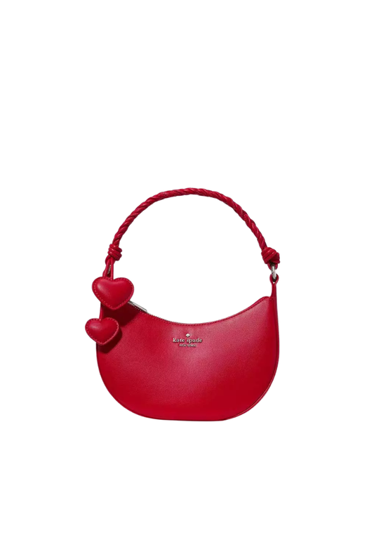 Kate Spade Nova Braided Strap Shoulder Bag In Cherry Rouge KN610