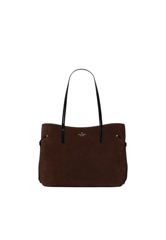 Kate Spade Cleo Tote Bag In Hot Fudge KP278