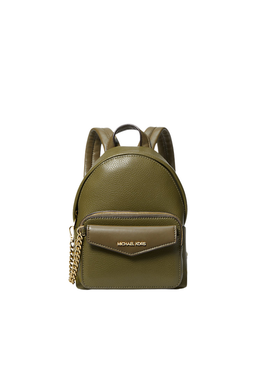 Michael Kors Maisie XS Backpack Pebbled Leather 2 in 1 In Olive 35F3G5MB0T