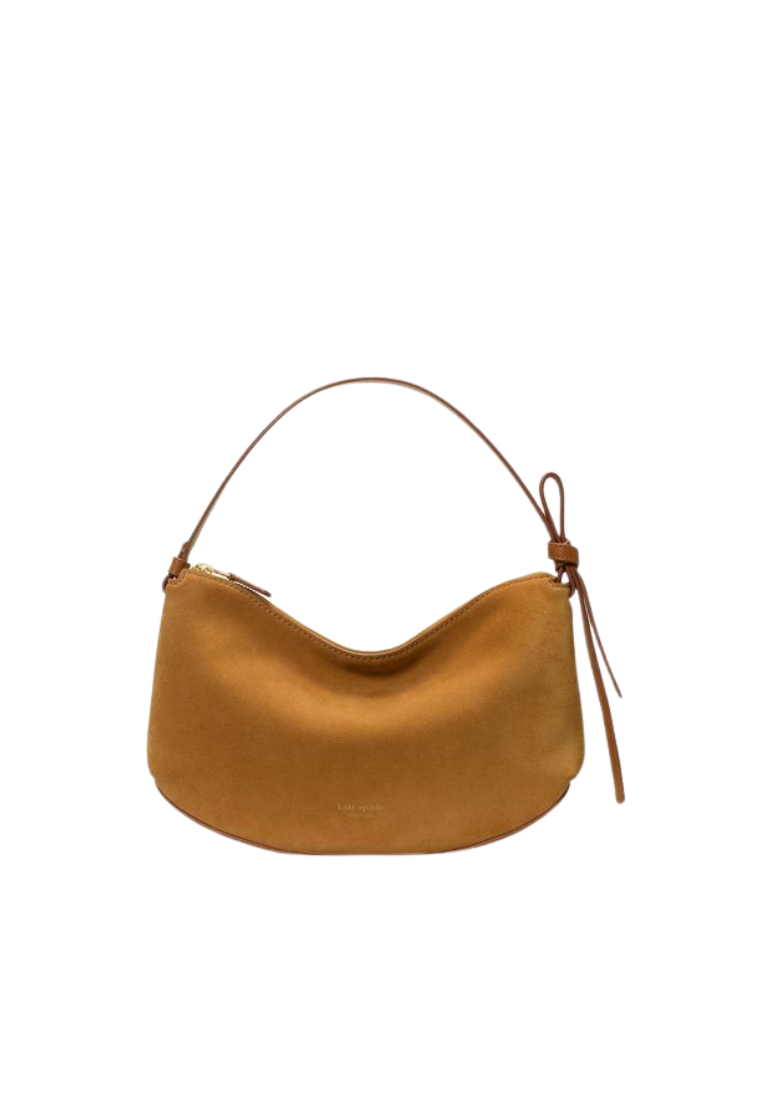 Kate Spade Loop Suede Shoulder Bag Large In Hickory KM953