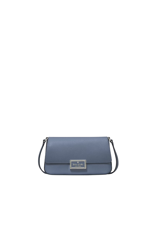 Kate Spade Reegan Mini Flap Crossbody Bag In Cinder Grey KM532