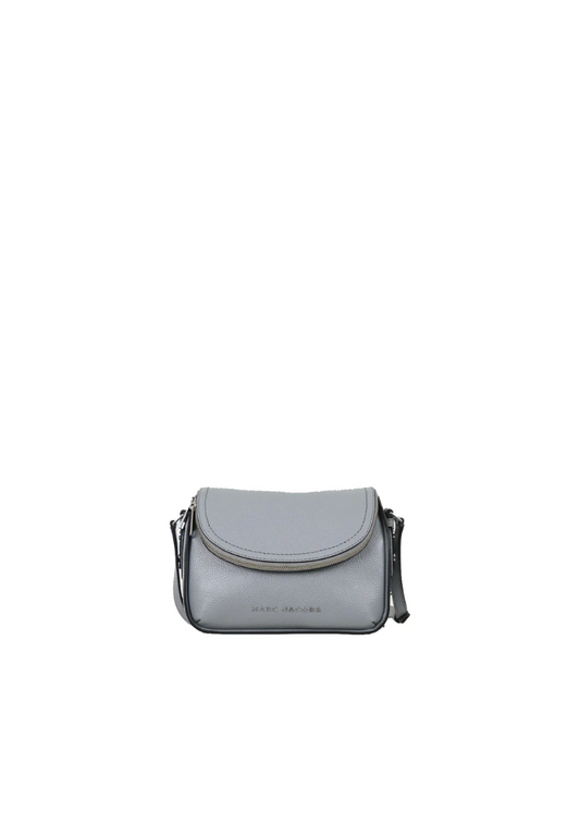 ( AS IS ) Marc Jacobs The Groove M0016932 Leather Mini Messenger Bag In Rock Grey