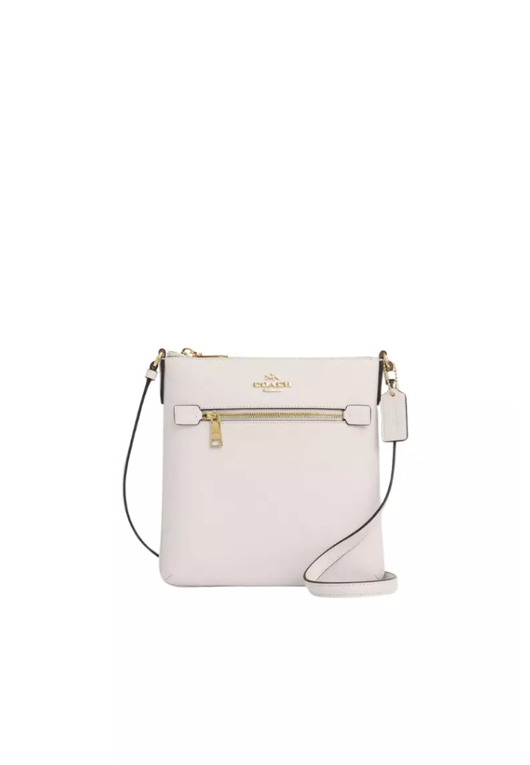 Coach Mini Rowan File Bag In Chalk CE871