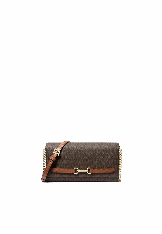 Michael Kors Carson Large Crossbody Bag Signature Logo In Brown 35S5G2ZC7B