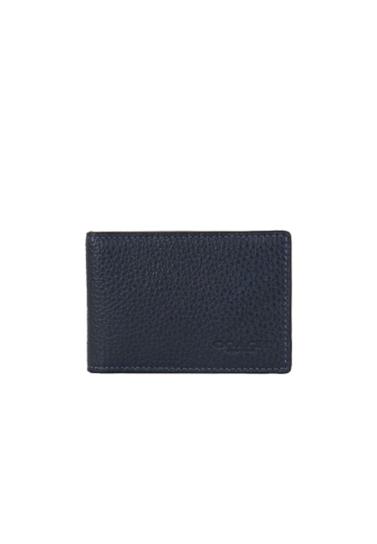 Coach BillFold Wallet Compact In Midnight Navy CM167 – Fashrevo