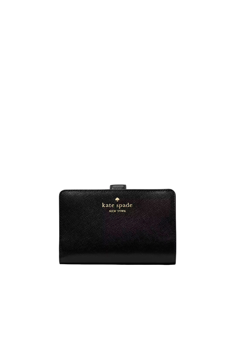 Kate Spade Medium Bifold Wallet In Black KN752