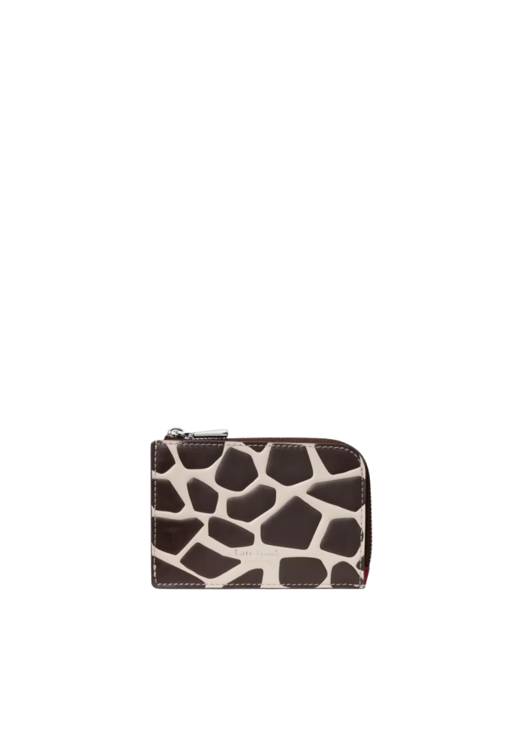 ( PREORDER ) Kate Spade Giraffe Mini Zip Wallet In Multi KP568