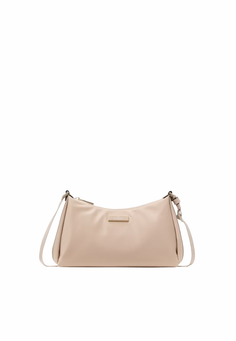 Kate Spade Carter Nylon Small Shoulder Bag In Warm Beige KL967