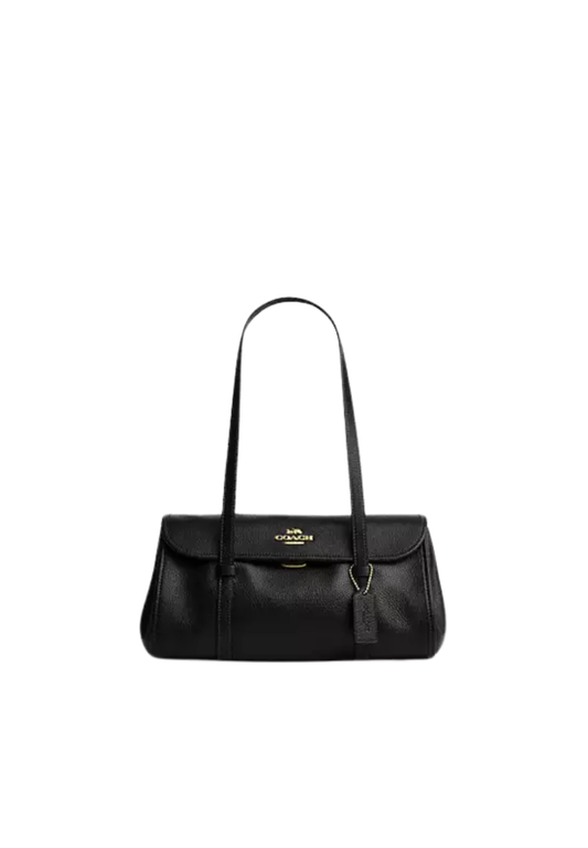 Coach Bridget Flap Shoulder Bag In Black CDB04