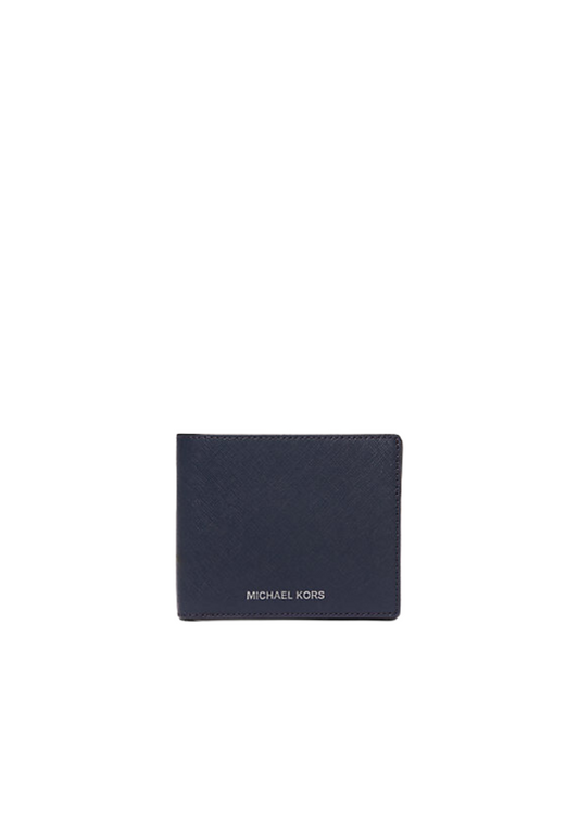 Michael Kors Harrison Billfold Wallet with Passcase In Navy 36U9LHRF6L