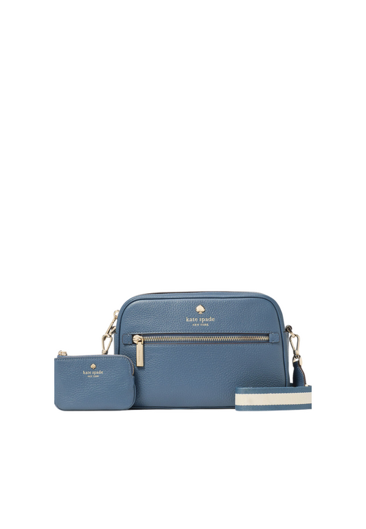 Kate Spade Emma Camera Crossbody Bag In Blue Stone KK072