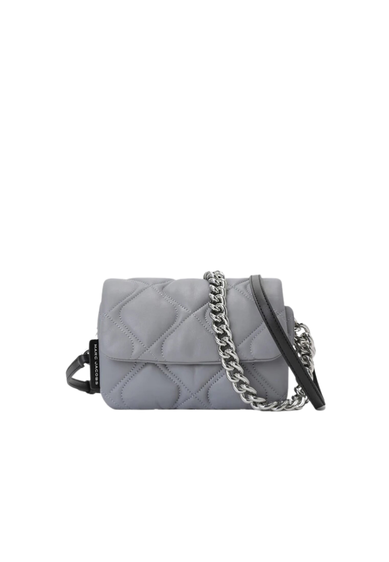 Marc Jacobs Small Quilted Pillow Crossbody Bag In Rock Grey H949L01RE22