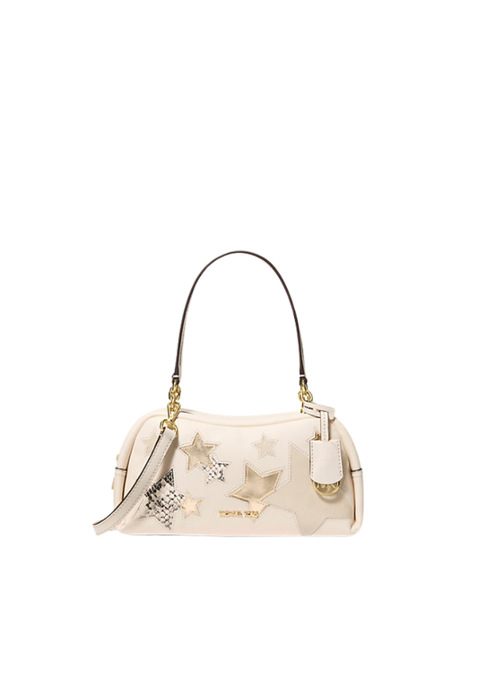 Michael Kors Cecily Small Embellished Shoulder Bag In Light Cream 35F5G8CL5L