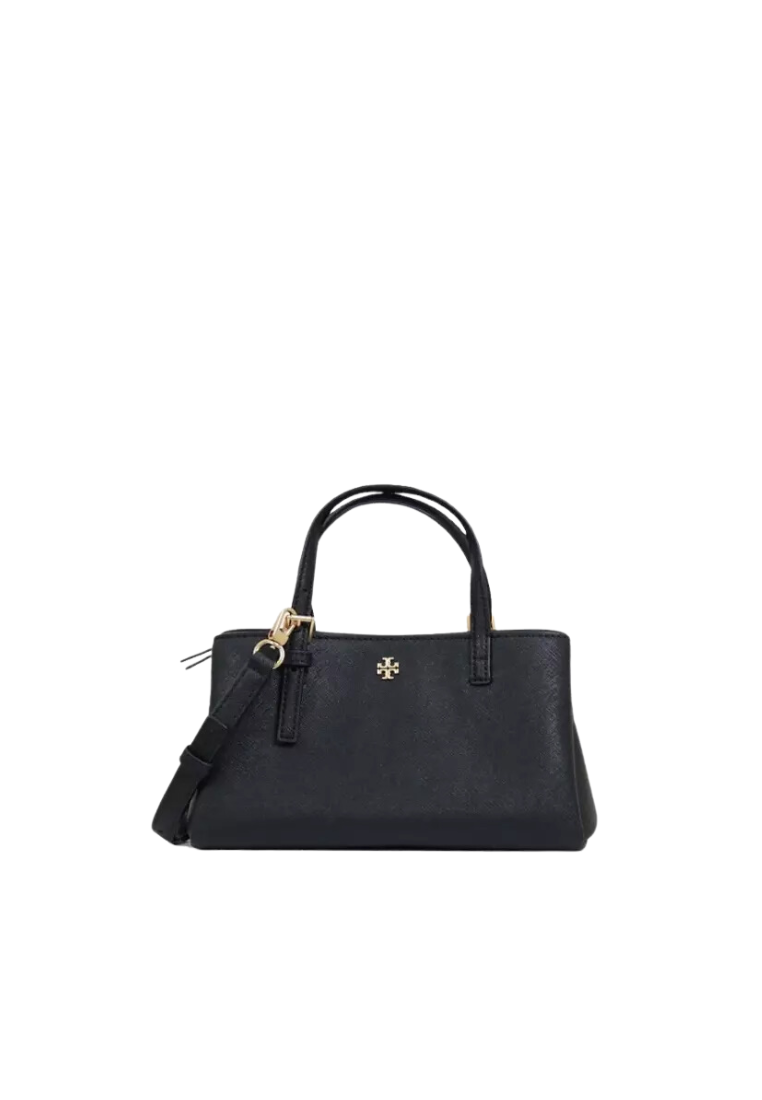 Tory Burch Emerson Mini Tote Bag In Black 146394