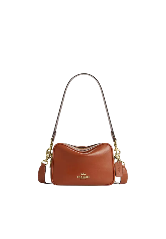 Coach Mini Carey Crossbody Bag In Cinnamon CEA02