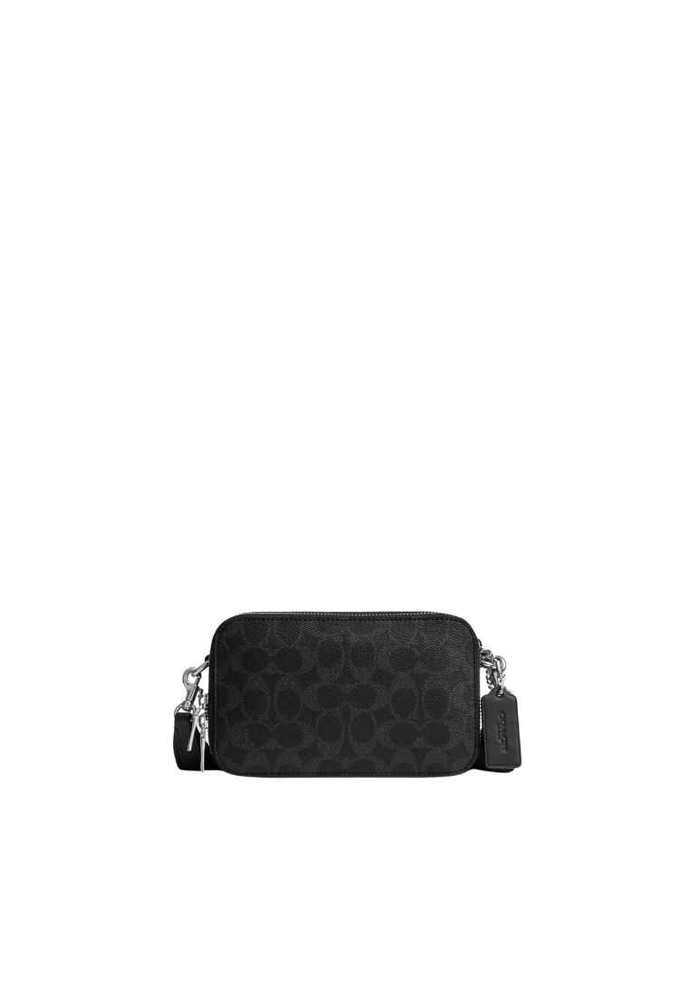 ( PREORDER ) Coach Clinton Crossbody Bag In Signature Black CFT68