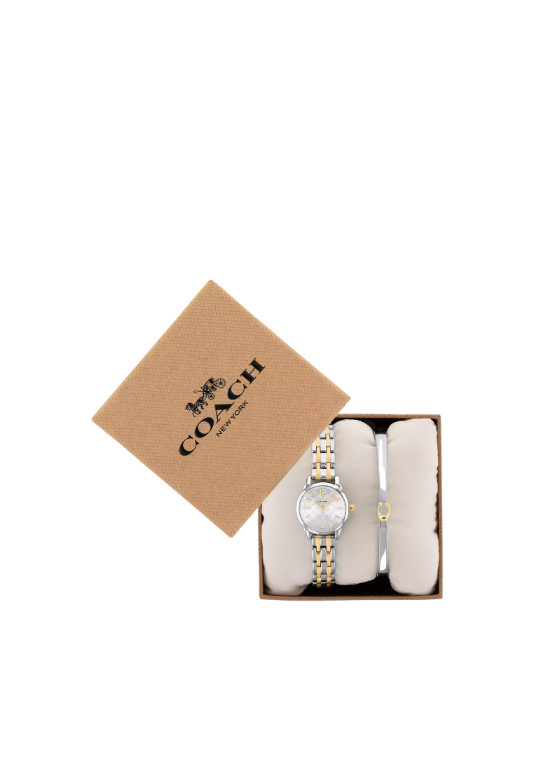 ( PREORDER ) Coach Mini Olivia Gift Set 22MM Watch In Two Tone CGG12