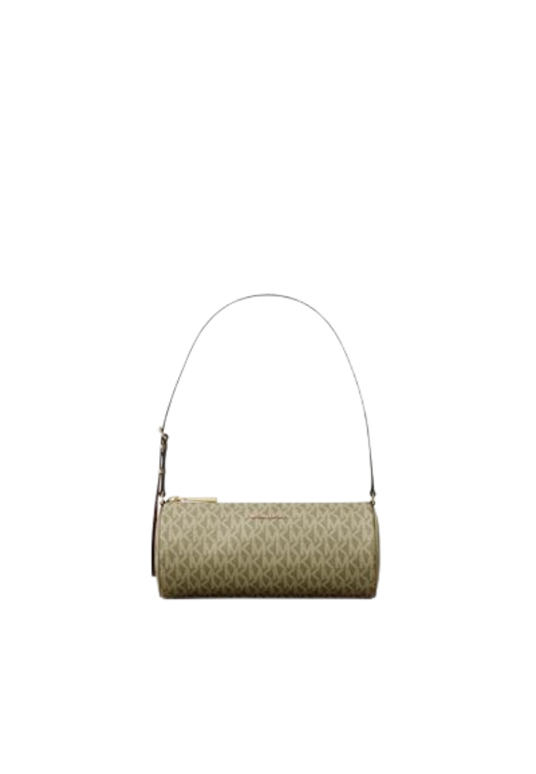 ( PREORDER ) Michael Kors Izzy Small Signature Logo Barrel Shoulder Bag In Loden 32T6GZYC1V