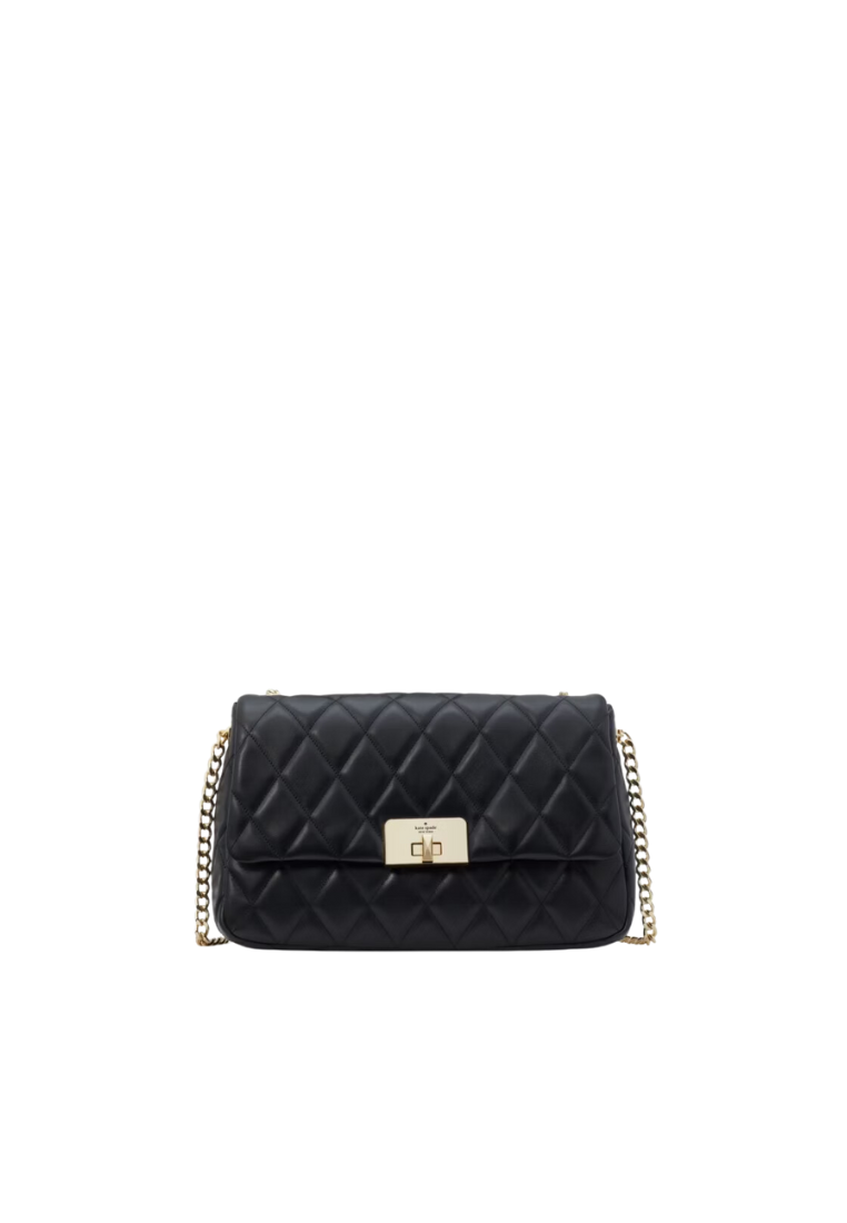 Kate Spade Carey Medium Flap Shoulder Bag In Black KH228