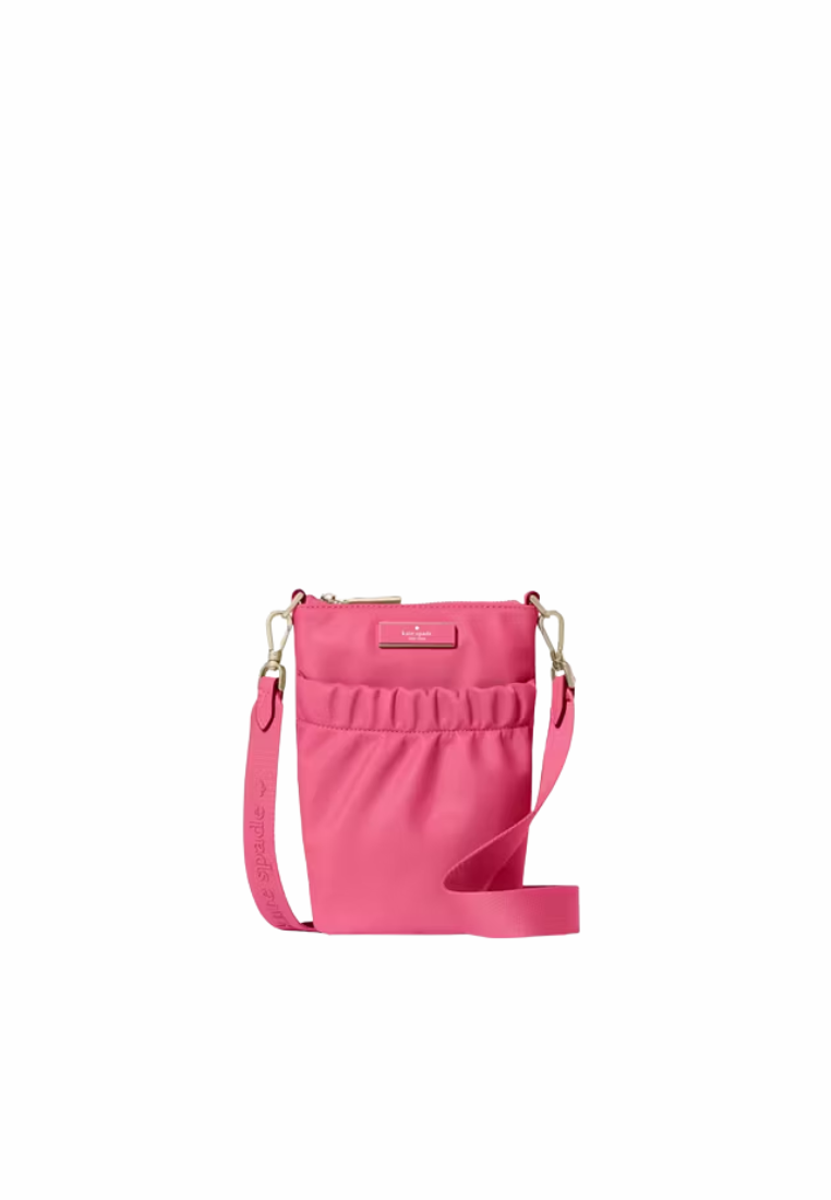 Kate Spade Carter Nylon Phone Crossbody Bag In Rose Oil KL876