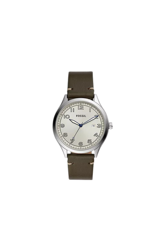 Fossil Wylie Three-Hand BQ2488 Grey Leather Watch