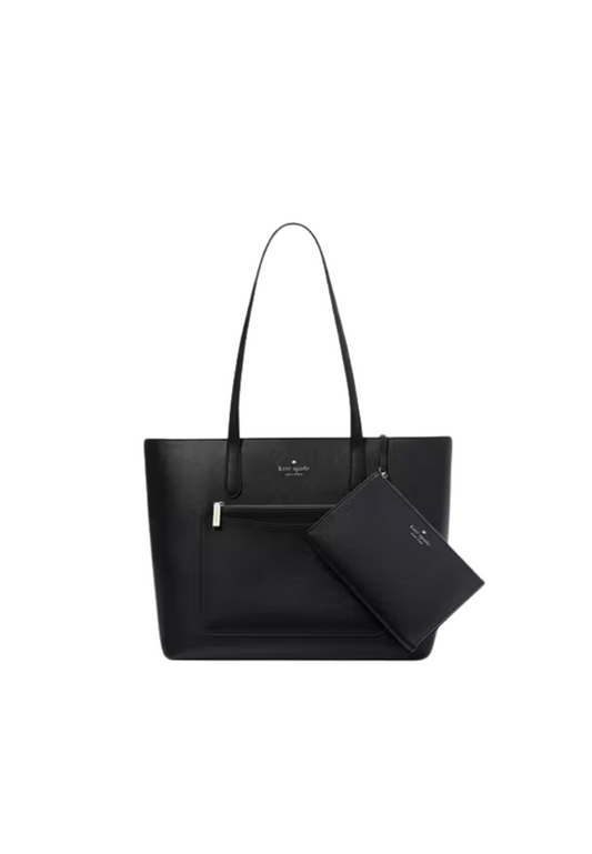 Kate Spade Staci Large Tote Bag Set In Black KF369