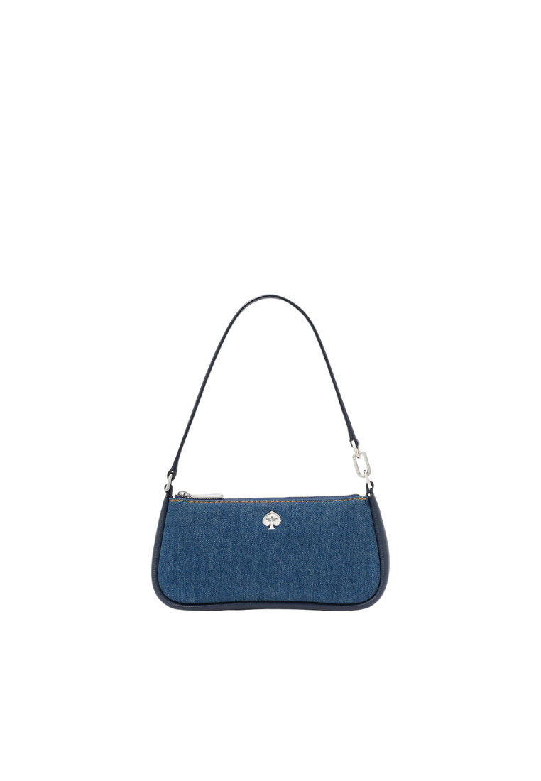 Kate Spade Kayla Denim Convertible Wristlet In Blue Multi KK119